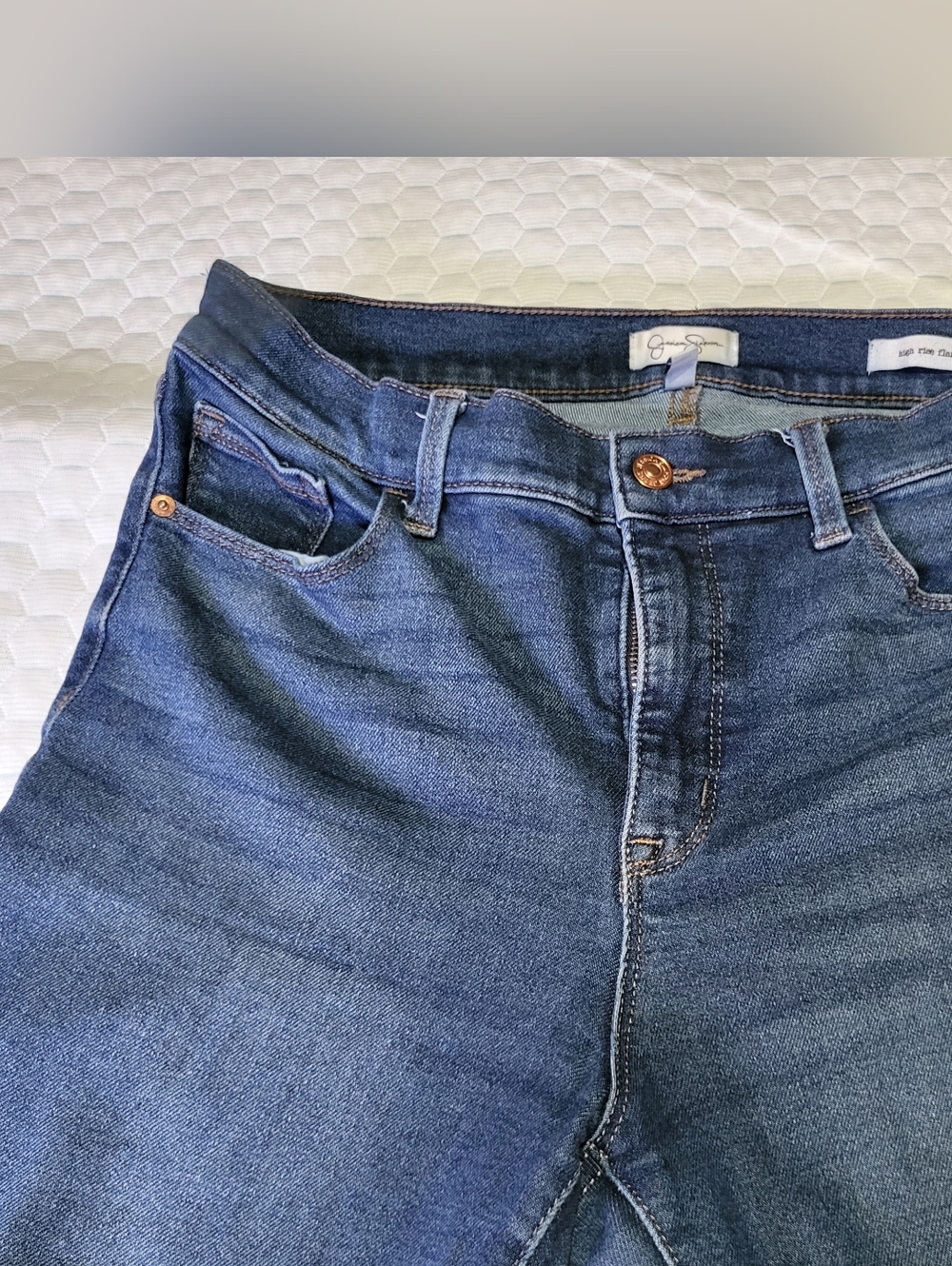 Jessica Simpson High Rise Flared Jeans - Picture 2 of 8